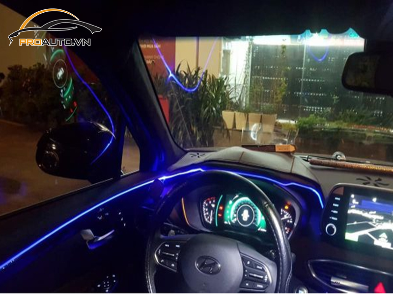 Độ đèn LED nội thất xe Hyundai Accent