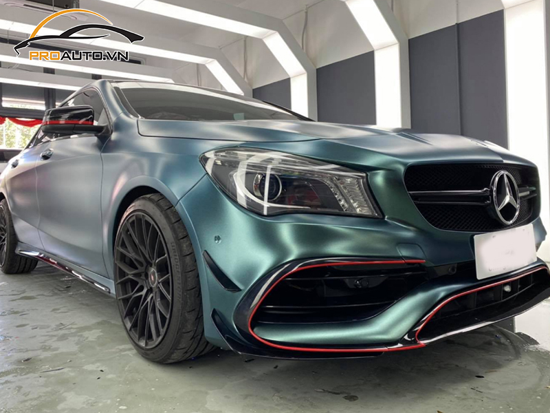 Dán Wrap đổi màu xe Mercedes CLA 2022 đẳng cấp tại TP.HCM