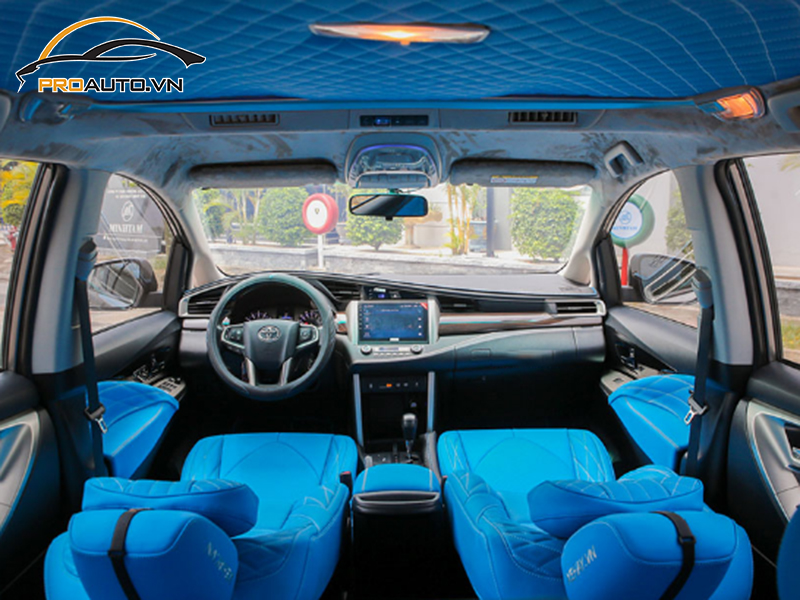 Đổi màu nội thất xe Toyota Innova