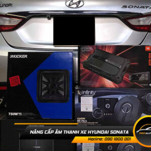 Nâng cấp âm thanh xe Hyundai Sonata