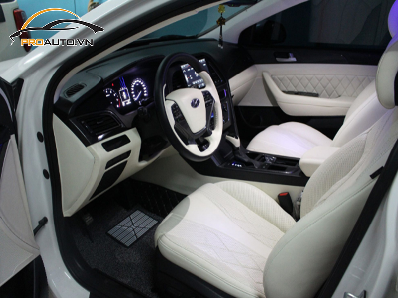 Đổi màu nội thất xe Hyundai Sonata