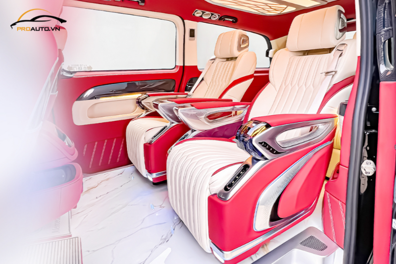 Đổi màu nội thất xe Kia Carnival mẫu ghế 4.0