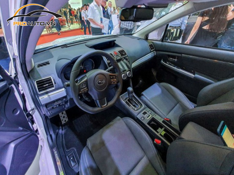 Đổi màu nội thất chi tiết xe Subaru Levorg