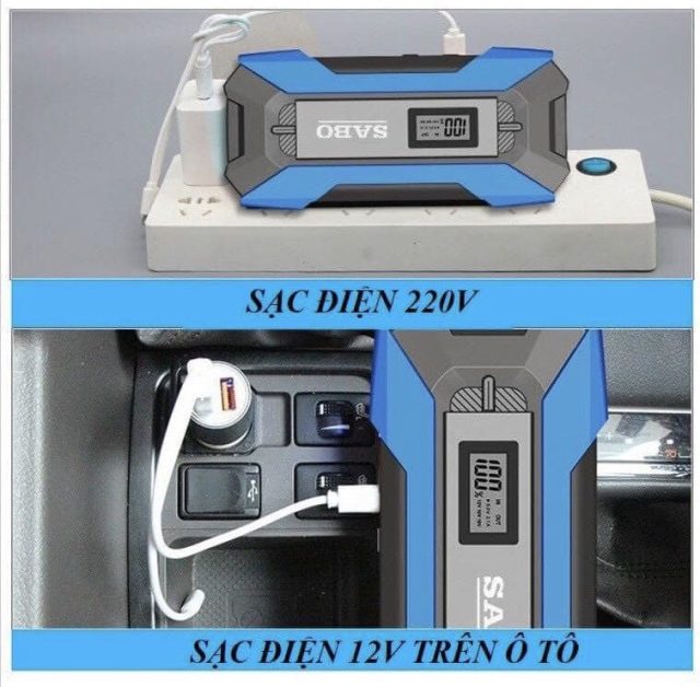 Bộ kích bình ô tô đa năng an toàn và tiện lợi
