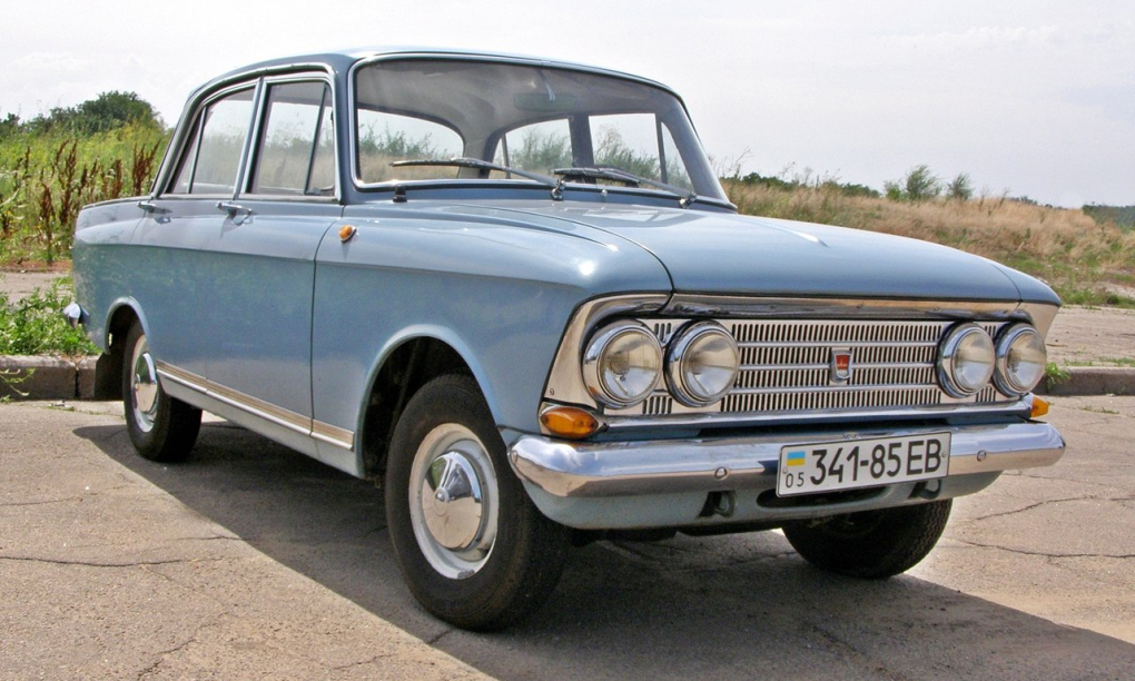 Mẫu Moskvich 408 - mẫu xe gia đình được sản xuất năm 1964-1975. Ảnh: Faeton museum
