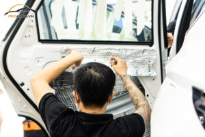 Những phương pháp chuyên dùng cách âm xe Pajero Sport