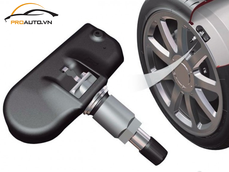 Lắp cảm biến áp suất lốp cho xe Toyota Avanza