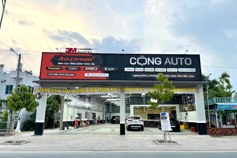 Cộng Auto - Địa chỉ dán phim cách nhiệt ô tô tại Vĩnh Long