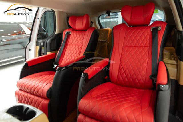 Độ ghế limousine cho xe 7 chỗ chuẩn ghế mới cho từng dòng xe