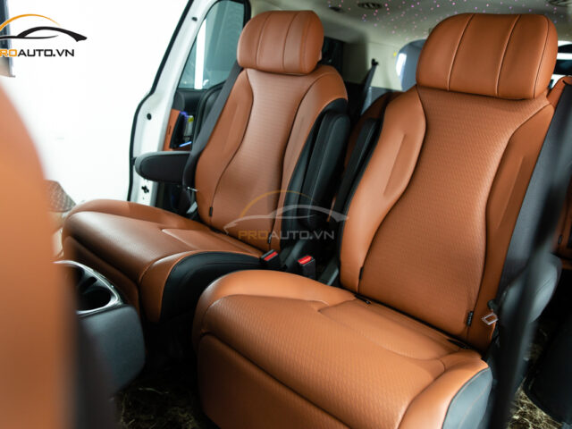 Có nhiều phương pháp độ ghế Limousine xe Kia Seltos hiện nay