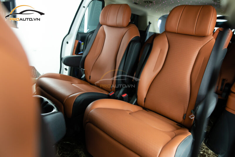 Có nhiều phương pháp độ ghế Limousine xe Kia Seltos hiện nay