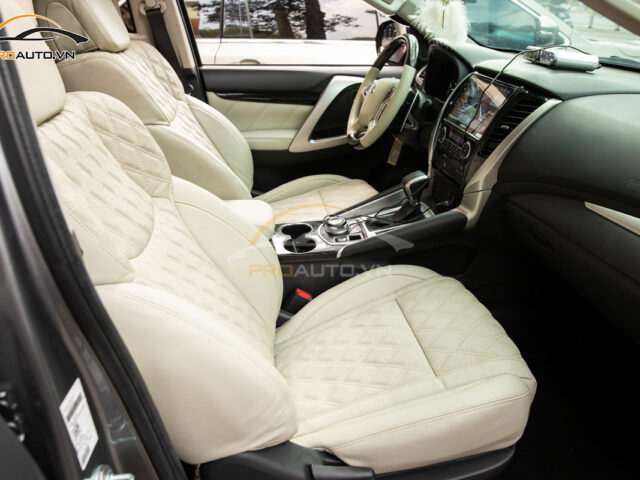 Có nhiều phương pháp độ ghế Limousine xe Mitsubishi Pajero Sport hiện nay