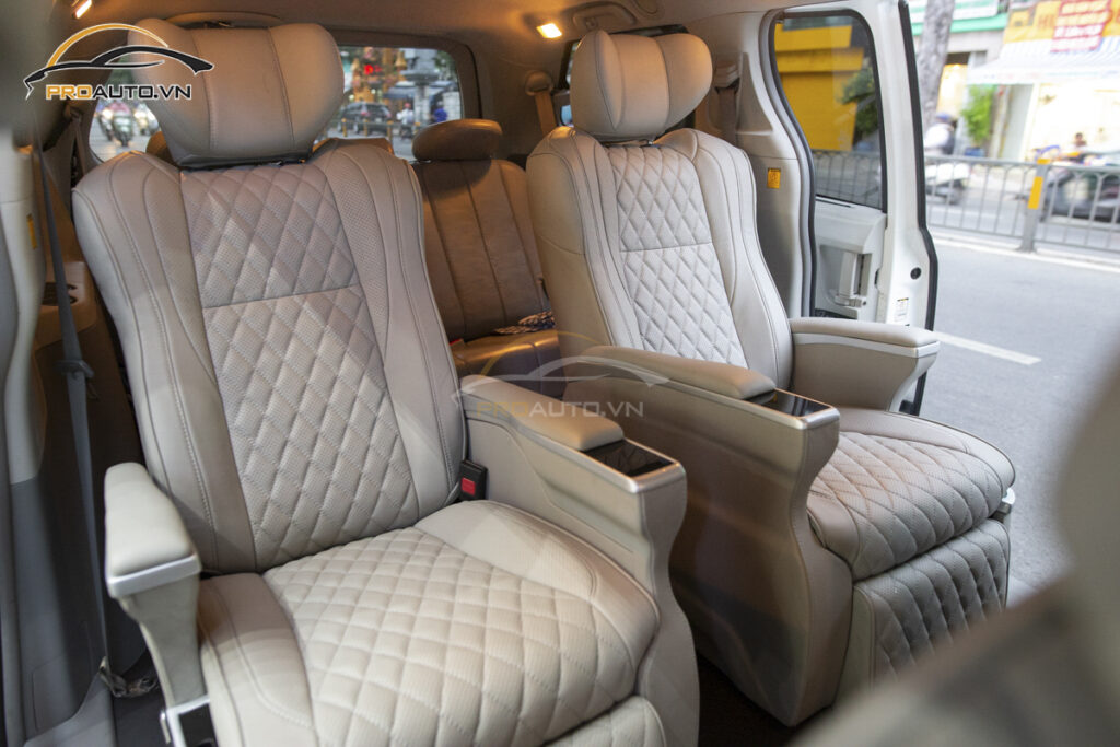 Có nhiều phương pháp độ ghế Limousine xe Toyota Rush hiện nay