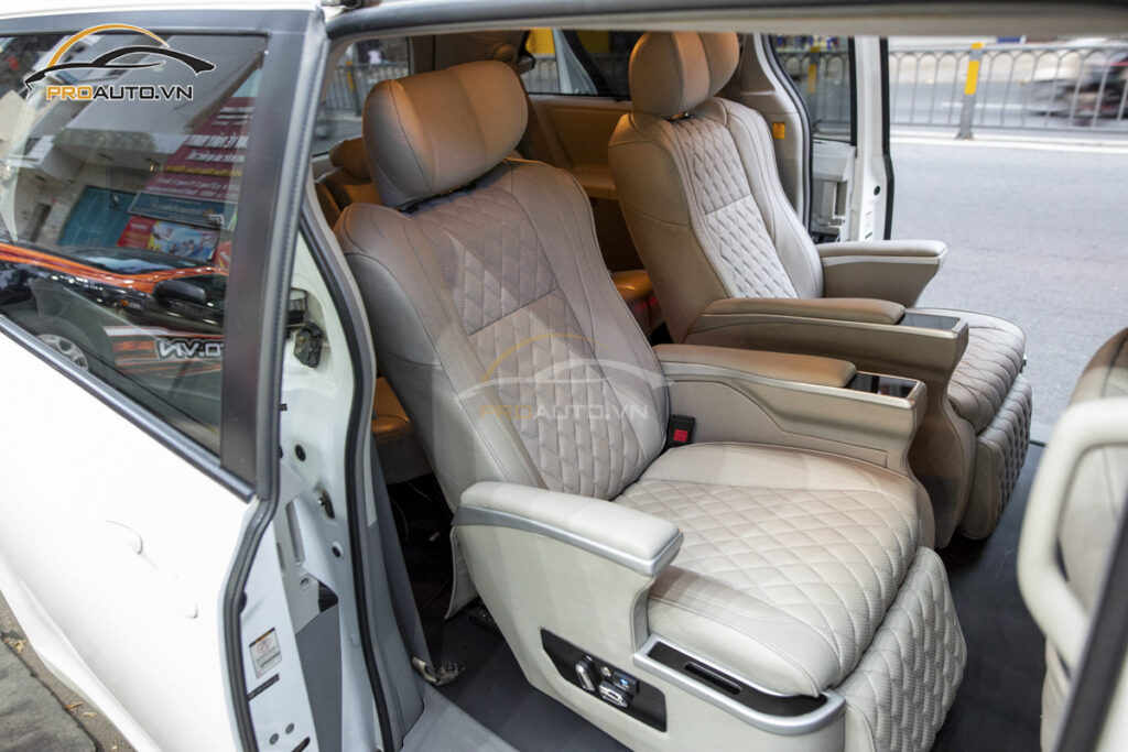 Có nhiều phương pháp độ ghế Limousine xe Toyota Wigo hiện nay