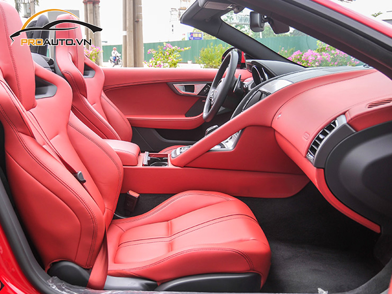 Đổi màu nội thất xe Jaguar F-Type