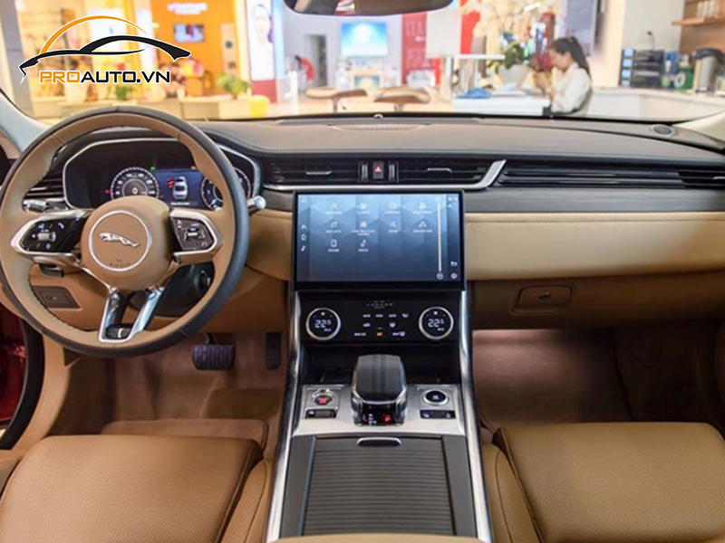 Đổi màu nội thất toàn bộ xe Jaguar XF