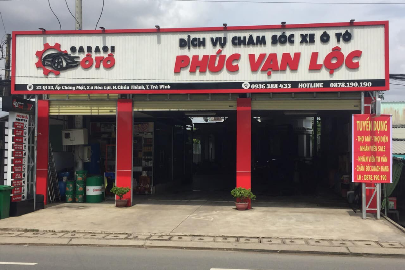 Gara ô tô Phúc Vạn Lộc - Địa chỉ dán phim cách nhiệt ô tô tại Trà Vinh