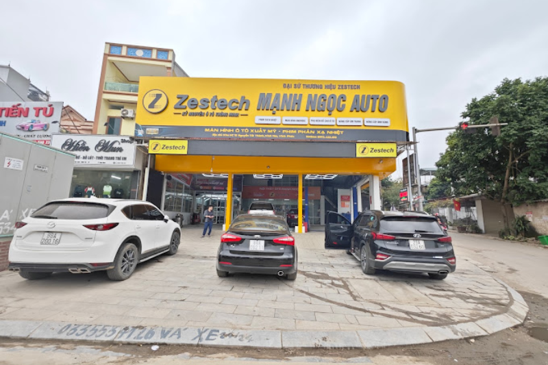 Mạnh Ngọc Auto - Địa chỉ dán phim cách nhiệt ô tô tại Vĩnh Phúc
