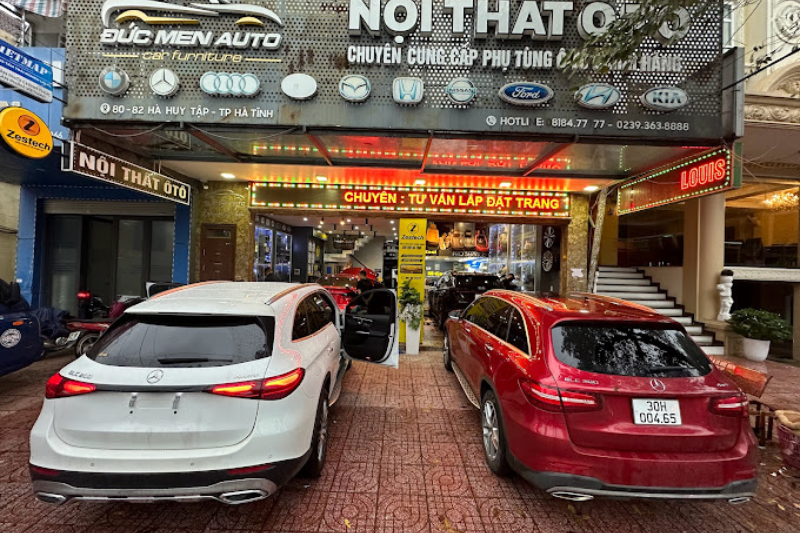 Nội thất ô tô Đức Men - Địa chỉ dán phim cách nhiệt ô tô tại Hà Tĩnh