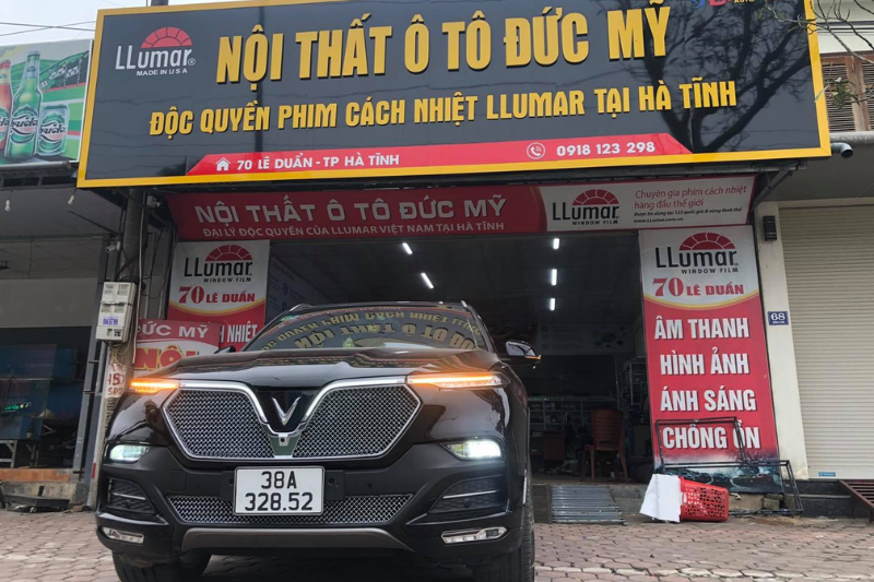 Nội thất ô tô Đức Mỹ - Địa chỉ dán phim cách nhiệt ô tô tại Hà Tĩnh