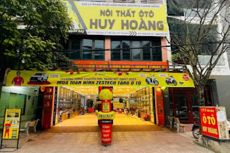 Nội thất ô tô Huy Hoàng - Địa chỉ dán phim cách nhiệt ô tô tại Thái Bình
