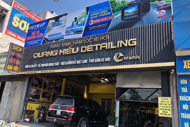 Quang Hiếu Detailing - Địa chỉ dán phim cách nhiệt ô tô tại Quảng Ninh