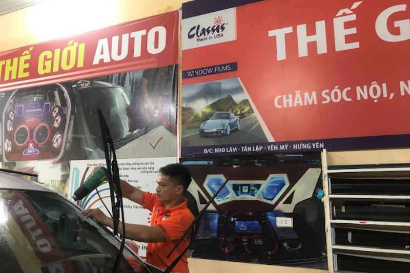 Thế Giới Auto - Địa chỉ dán phim cách nhiệt ô tô tại Hưng Yên