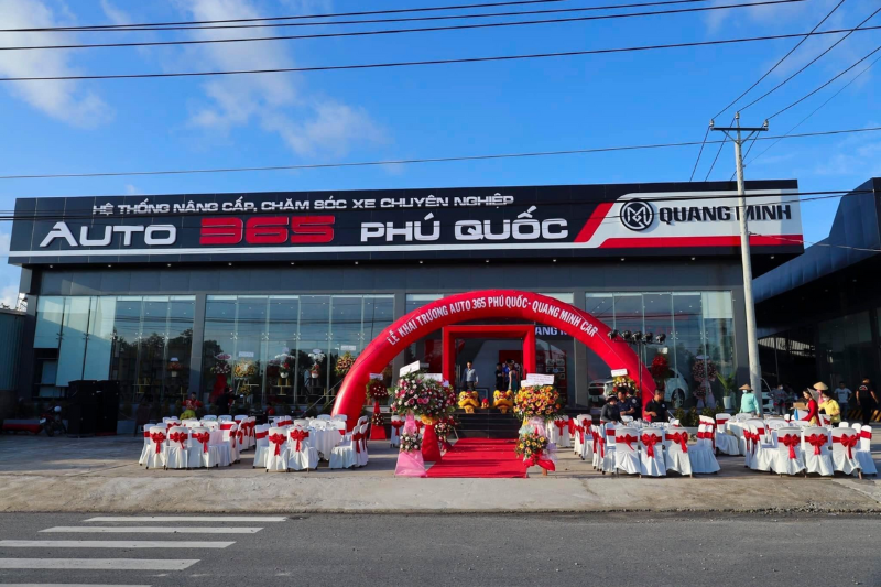 Hệ thống nâng cấp, chăm sóc xe chuyên nghiệp Auto365 Phú Quốc - Quang Minh