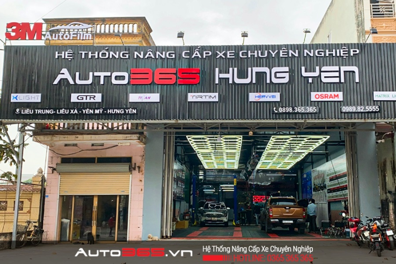 Hệ thống nâng cấp xe chuyên nghiệp Auto365 Hưng Yên