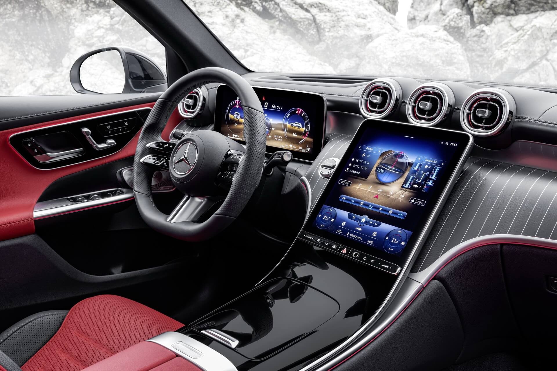 Nội thất của Mercedes-Benz GLC 2023
