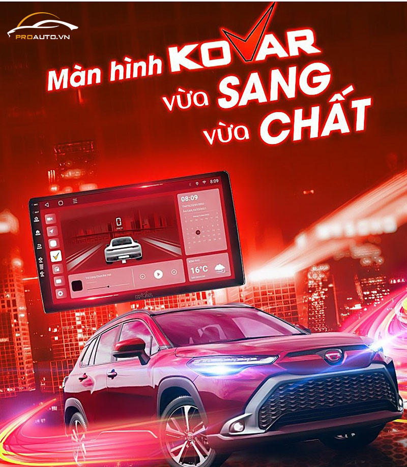 Màn hình xe ô tô Kovar