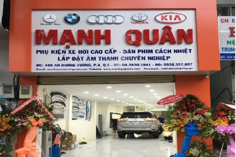 Mạnh Quân Auto - Địa chỉ dán phim cách nhiệt tại quận 5