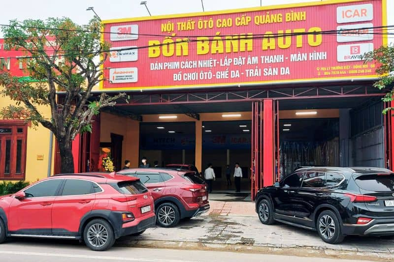 Nội thất ô tô cao cấp Quảng Bình Bốn Bánh Auto