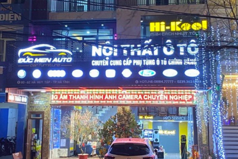 Nội thất ô tô Đức Men chuyên cung cấp phụ tùng ô tô chính hãng 