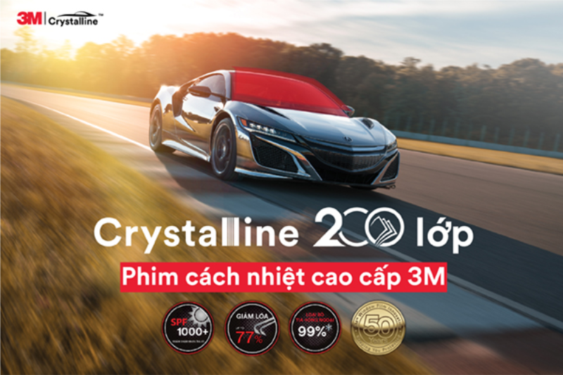 Phim cách nhiệt 3M Crystalline 200 lớp