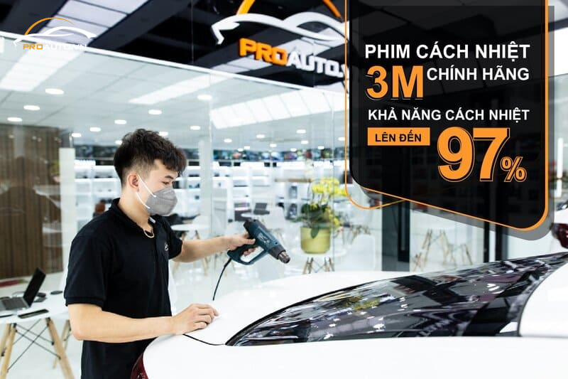 Phim cách nhiệt 3M Crystalline cách nhiệt hiệu quả