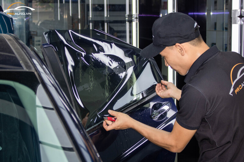 Quy trình dán phim cách nhiệt 3M tại Quảng Bình từ PROAUTO.VN