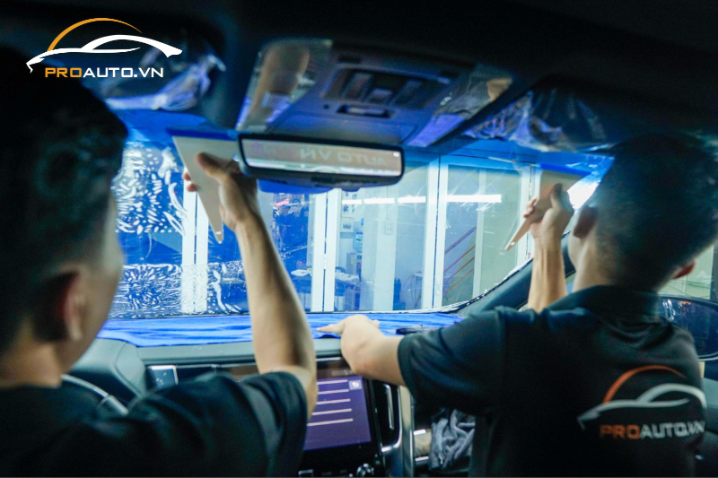 Quy trình dán phim cách nhiệt tại quận Bình Thạnh