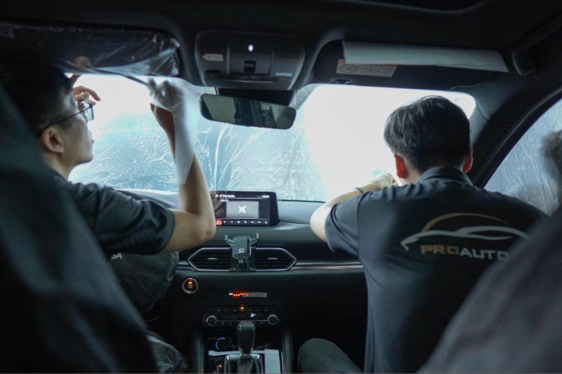 Quy trình dán phim cách nhiệt tại quận Gò Vấp