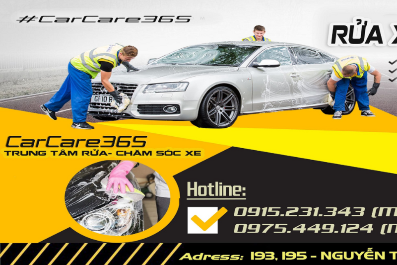 Rửa xe - Chăm sóc xe Car Care 365