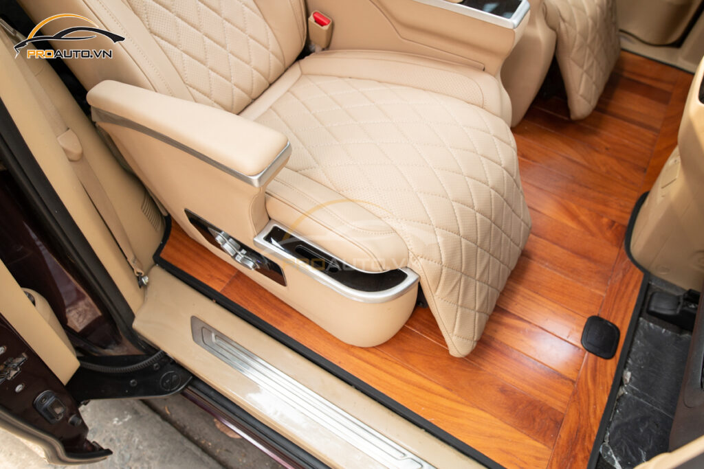 Thi công độ ghế limousine tại xưởng độ ghế Limousine ô tô Hậu Giang Proauto.vn