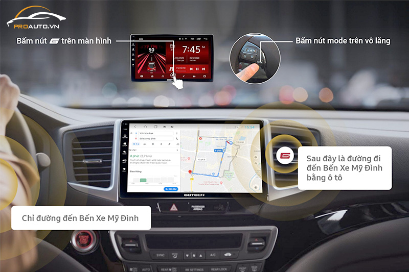 Tích hợp chỉ dẫn đường thông minh