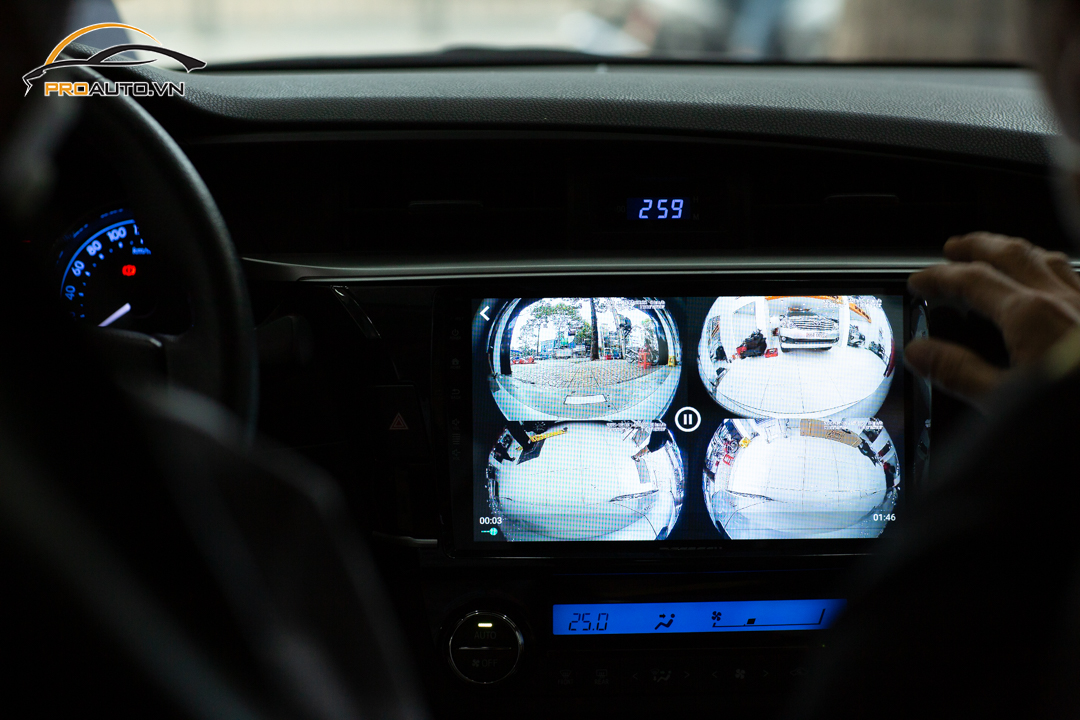 Tích hợp camera 360 độ độc đáo