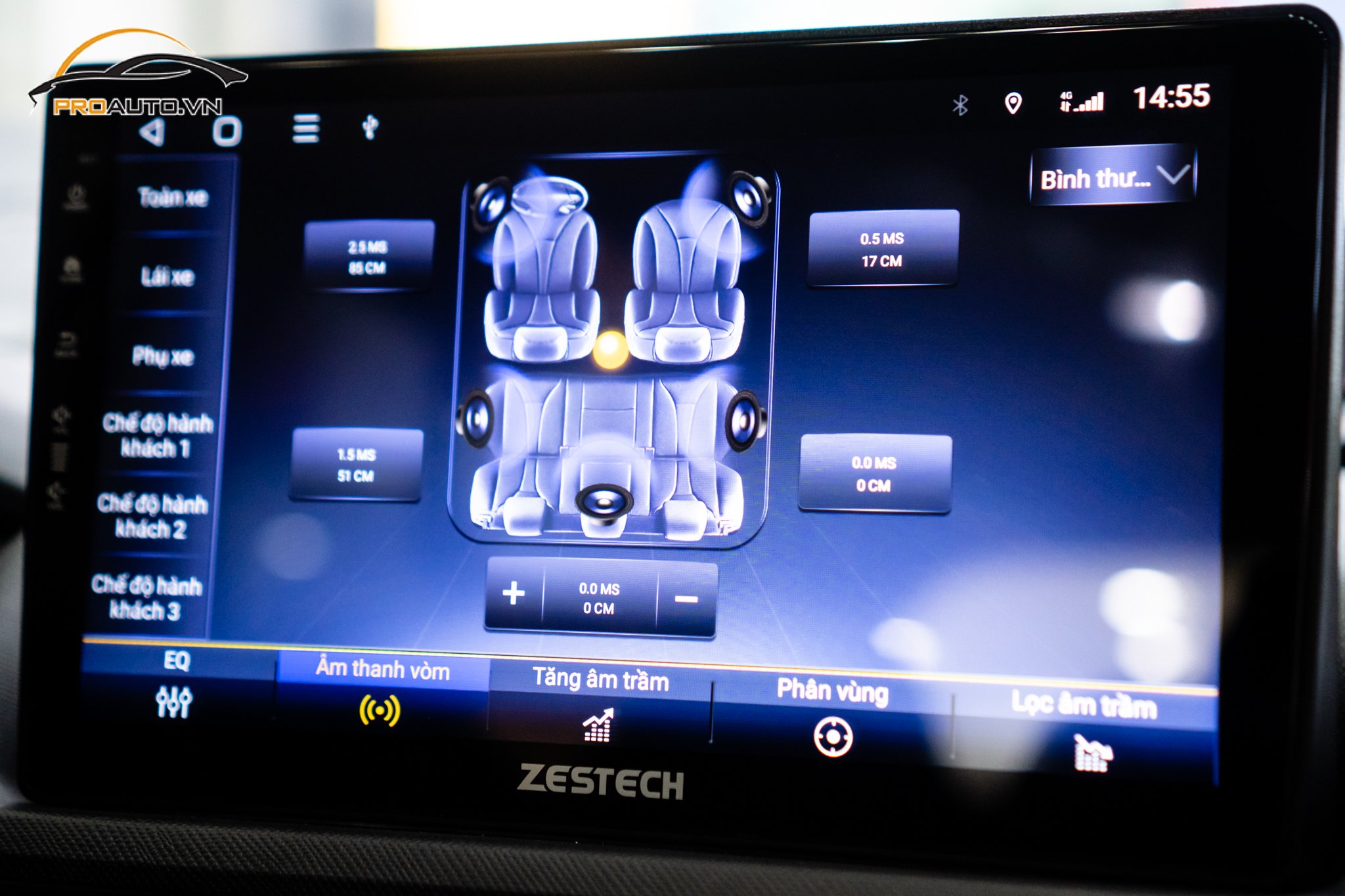 Kiểm soát tốc độ vận hành giới hạn của xe