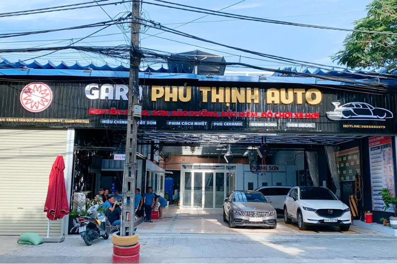 Gara Phú Thịnh Auto - Địa chỉ dán phim cách nhiệt tại quận Tân Phú