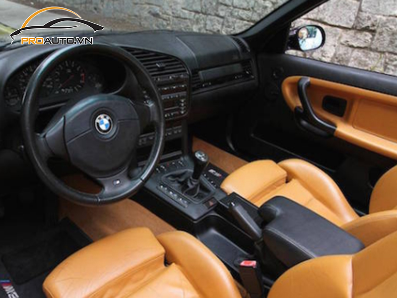 Đổi màu nội thất chi tiết xe BMW M Series
