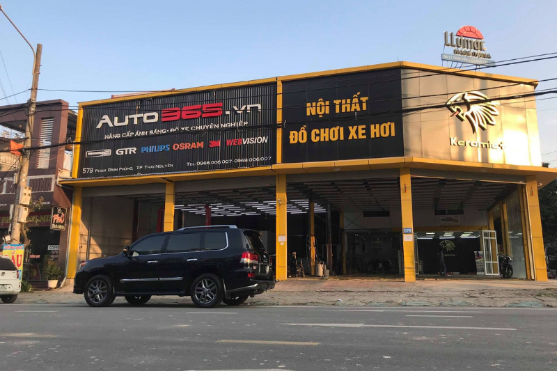 Hệ thống nâng cấp xe chuyên nghiệp Auto365 Thái Nguyên