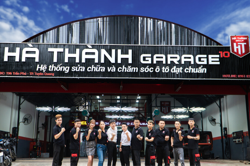 Hệ thống sửa chữa và chăm sóc ô tô đạt chuẩn Hà Thành Garage