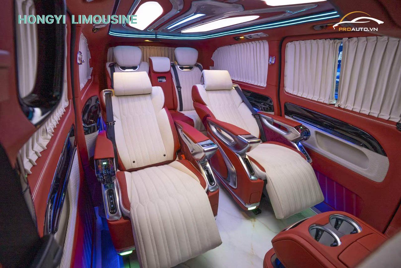 Độ xe Limousine - Lựa chọn màu sắc độ ghế Limousine theo sở thích
