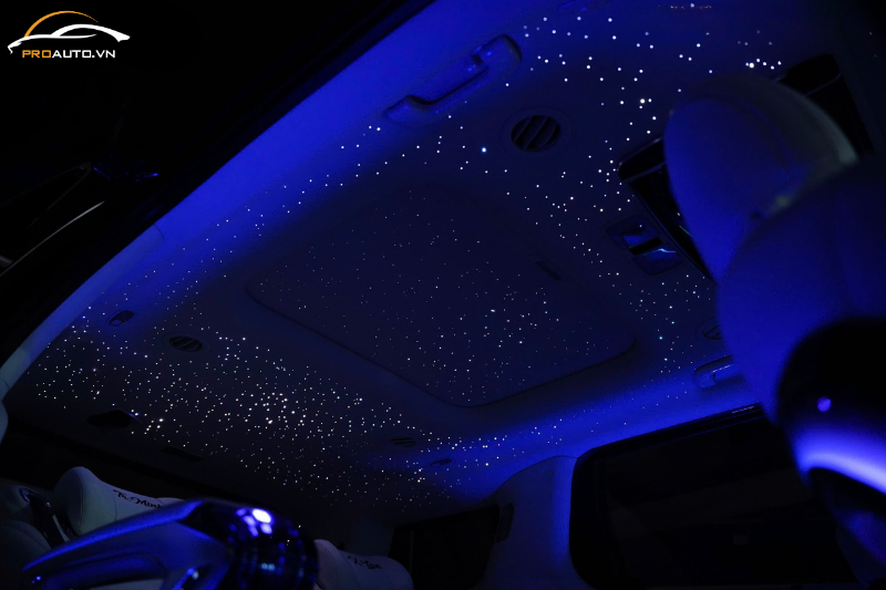 Mẫu đèn trần ánh sao - Độ limousine